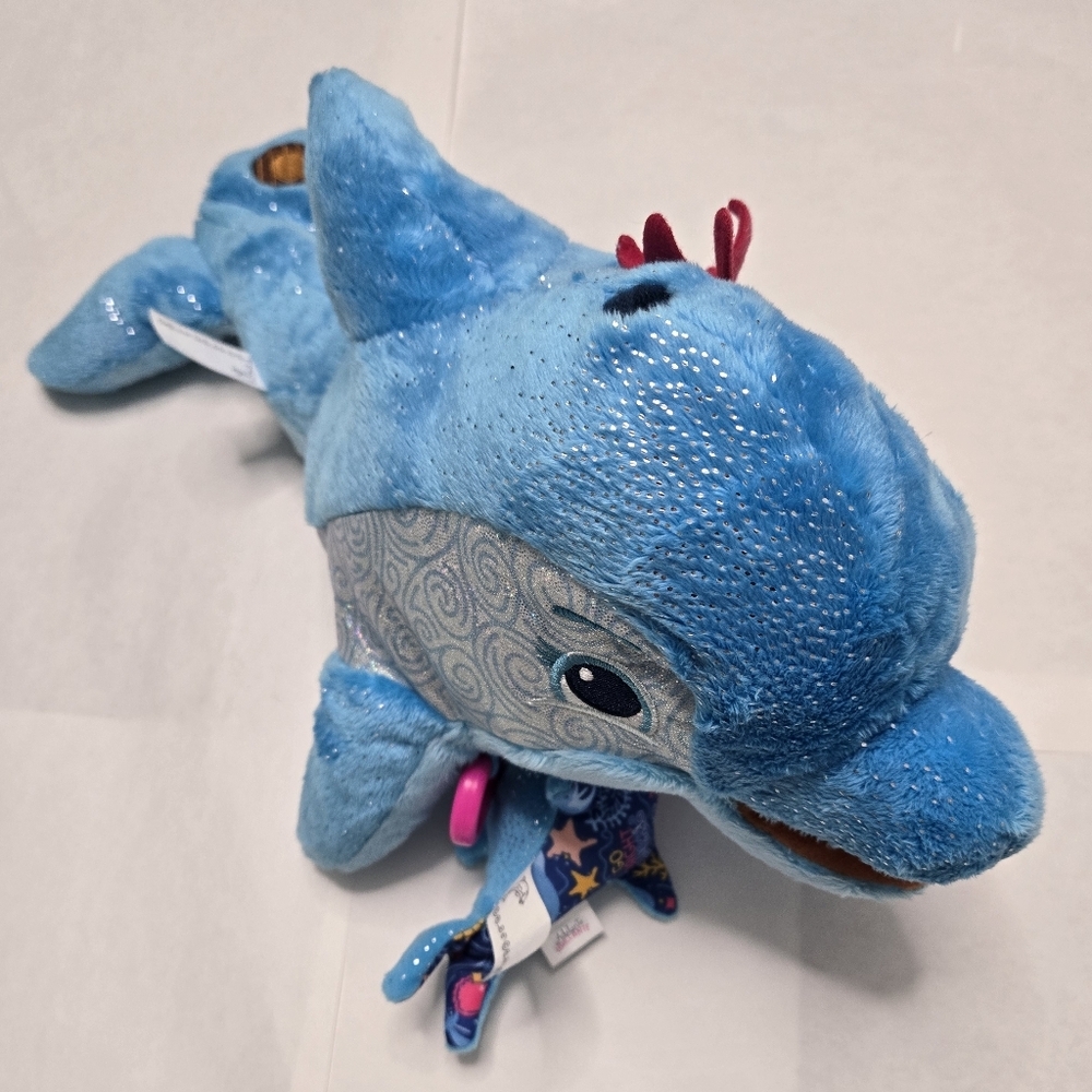 Girl Scout Cookie Rewards Plush Coral Dolphin 13" Mom And 4" Baby On Keychain